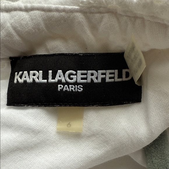 Karl Lagerfeld Paris White Eyelet Blouse - Picture 3 of 8